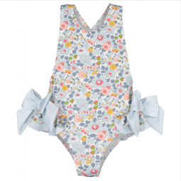 Girls Swimwear Supplier - Hot Sales Bow-knot Floral