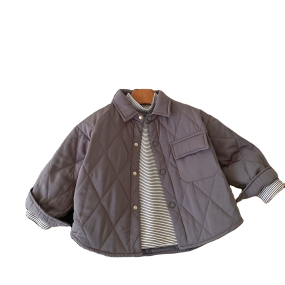 Boy Jacket Manufacturer - AW26 Quilted Cotton Korean Style