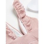 One-piece Swimsuit Manufacturer - Solid Color One-shoulder