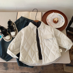 Boy Jacket Manufacturer - AW26 Quilted Cotton Korean Style