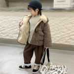 Children Jackets Supplier - Quilted Velvet Thickened Trendy