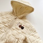 Children Jacket Supplier - Cotton-padded Flight Logo Pattern