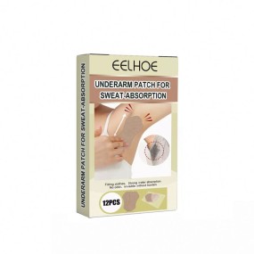 Eelhoe夏季止汗腋下连衣裙贴纸垫除臭剂贴片为男性和女性身体出汗防出汗垫