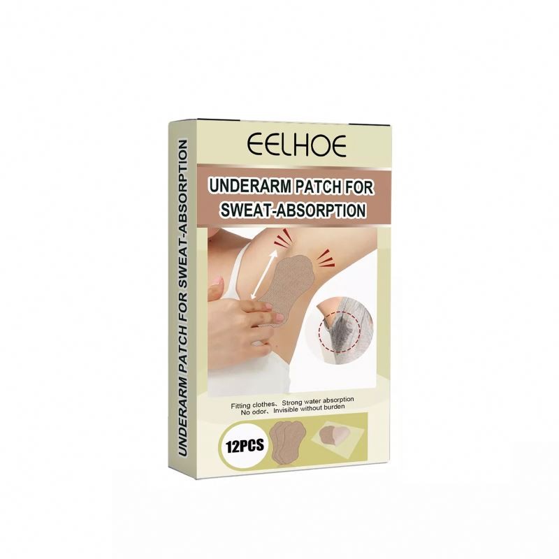 Eelhoe Summer Antiperspirant Underarm Dress Sticker Pads Deodorant Patch for Men and Women Body Sweating Anti-Sweating Pad