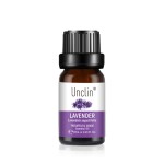 Unclin 10ML纯精油香薰机减压助眠与薰衣草茶树鼠尾草天竺葵油