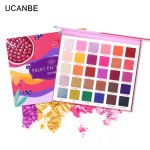 UCANBE水果派填充眼影盘化妆微光哑光30色高色素防水持久眼影