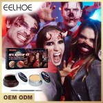 EELHOE万圣节脸漆集等离子化妆疤痕效果恐怖气氛派对化妆道具K1
