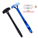 Long Handle Body Shaver Back Leg Hair Removal Tool Folding Shaving Knife