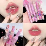 卡普维尼心形防水唇彩哑光天鹅绒唇彩持久唇釉性感红色液体唇膏化妆