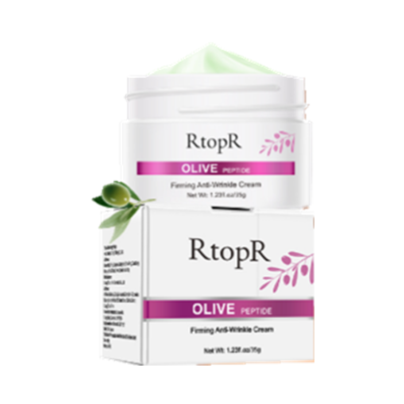 Olive Peptide Firming Anti-Wrinkle Cream Reduce Face Fine Lines Tighten Pores Whitening Oil Control Acne Hydrating Skin Product