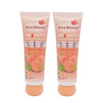 KISS BEAUTY BB Peach Liquid Foundation Natural Concealer Moisturize Nude Makeup Waterproof Long Lasting Liquid Foundation Cream