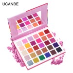UCANBE水果派填充眼影盘化妆微光哑光30色高色素防水持久眼影