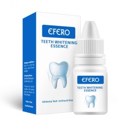 EFERO多用途牙齿美白血清粉口腔卫生清洁工具与牙科工具去除牙菌斑污渍滴
