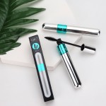 2合1双头睫毛膏防水厚卷4D丝绸银管睫毛膏眼部美容化妆品