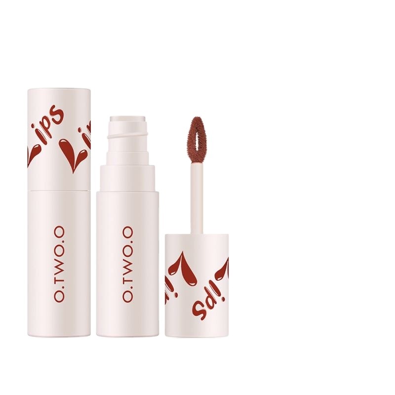 O.TWO.O Velvet Matte Lipstick Lightweight Liquid Lipstick Cosmetics Non Sticky Lip Glaze Waterproof Long Lasting Lip Tint Makeup