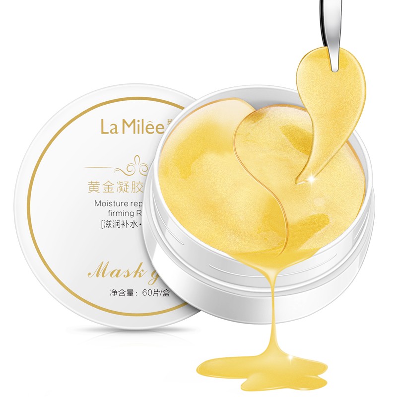 La Milee 24K Gold Collagen Gel Eye Patch Eye Care Anti Wrinkle Eye Mask for Beauty