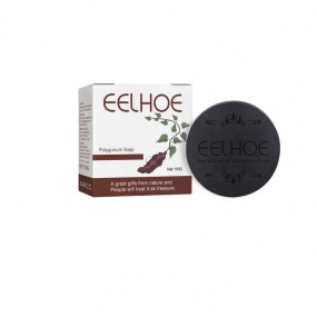 EELHOE Nourishing Repairing Anti-Loss Black Hair Soap Polygonum Multiflorum Solid Form Smoothing and Moisturizing Feature
