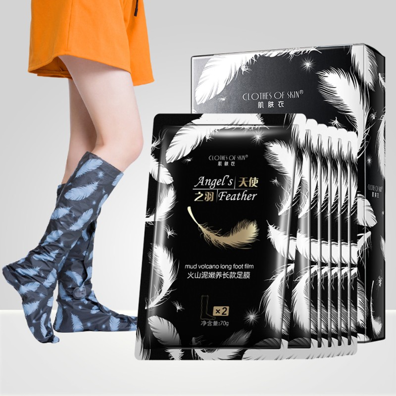 Natural Organic Volcanic Mud Foot Film  Exfoliating Foot Film Private Label Foot Film