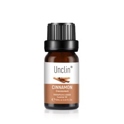 Unclin 10ml桂皮纯精油紧致保湿香薰平静放松加湿器扩散器面部按摩