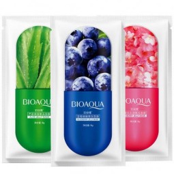 BIOAQUA芦荟植物果冻面膜睡眠面膜樱花保湿面膜单包