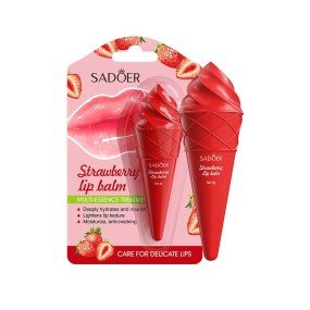 Wholesale Honey Moisturizing Moisturizing Care Lips Fragrance Ice Cream Lip Balm Skin Care Products Vegan Lip Balm