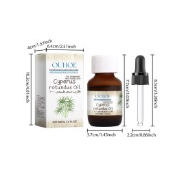 OUHOE身体护理天然提取物快速有效的圆形香草油脱毛