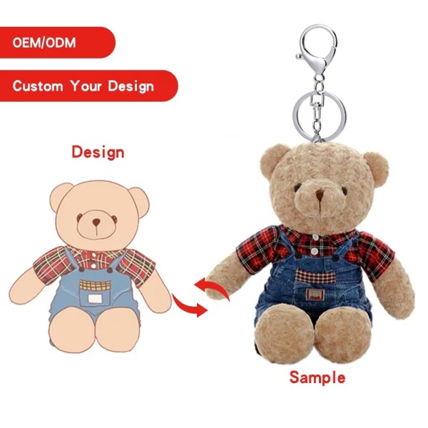 Anime Plush Keychain Manufacturer - Custom Animal Character