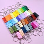 Building Block Keychain Factory - Creative MOC 2x3 Brick