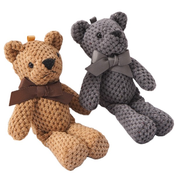 Teddy Bear Keychain Factory - 5 Colors Mini Soft