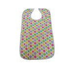 Adult Bibs Manufacturer - Terry Clothing Protector Dots Print