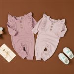 Baby Romper Factory - INS Style Cotton Ribbed Ruffles