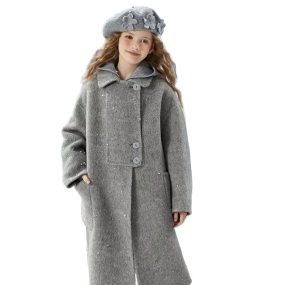 Girls Coat Manufacturer - Double-Sided Cashmere Wool Outwear
