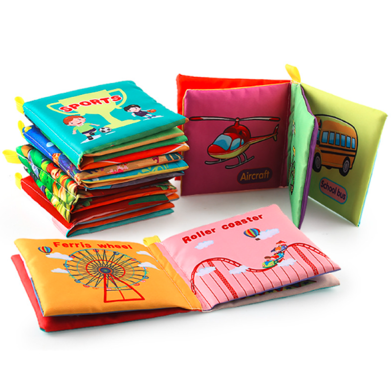 Cloth Book Supplier - 3D Early Education English Palm