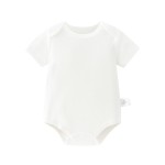 Baby Rompers Supplier - Solid Color Cotton Short-Sleeved