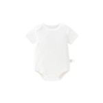 Baby Rompers Supplier - Solid Color Cotton Short-Sleeved