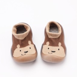 Toddler Sock Shoes Supplier - Non Skid Crew With Grips