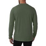 Mens Long Sleeve T-Shirt Supplier - Custom Supima Cotton Printed