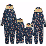 Family Pajamas Supplier - Matching Deer Snow Children PJs