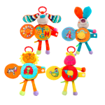 Baby Cloth Book Supplier - Cartoon Doll Ring Paper Toy