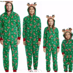 Family Pajamas Supplier - Matching Deer Snow Children PJs