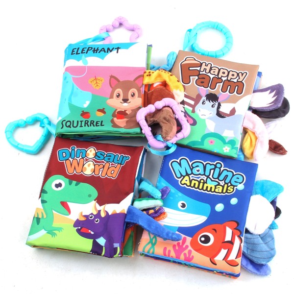 Cloth Book Manufacturer - Sea Animal Fabric Early Education