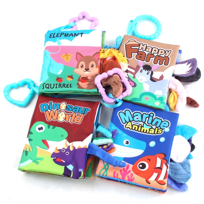 Cloth Book Manufacturer - Sea Animal Fabric Early Education