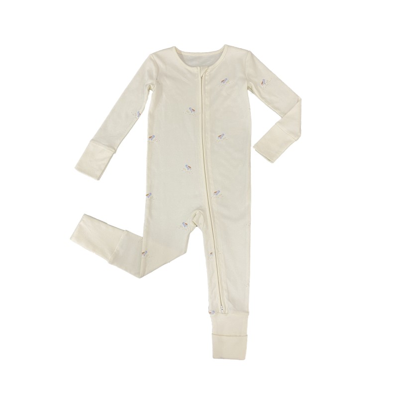 Baby Rompers Supplier - RTS Pima Cotton Two Way Zipper