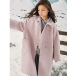 Girls Coat Manufacturer - Double-Sided Cashmere Wool Outwear