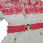 Kids Jackets Supplier - Custom Red White Floral Windproof