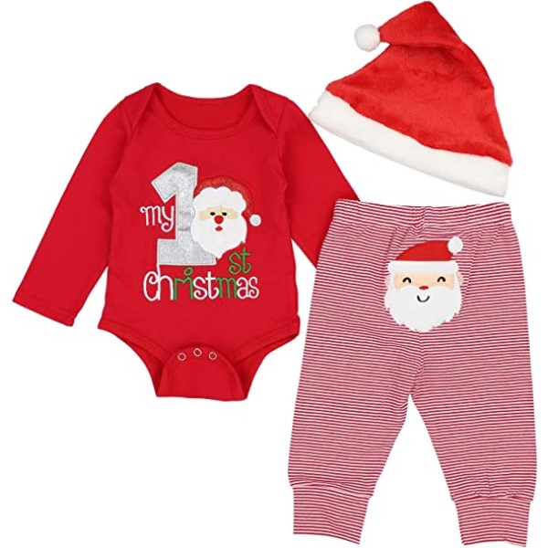 Baby Clothing Set Manufacturer - Christmas Santa Hat Cotton