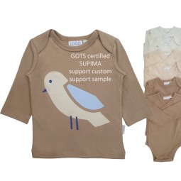 Baby Tshirt Supplier - Animal Printed Supima Cotton Oversized
