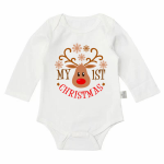 Baby Romper Supplier - Christmas Long-Sleeved Cotton Knitted