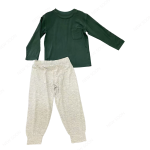 Baby Clothes Set Manufacturer - Long Sleeve Bamboo Printed Pjs