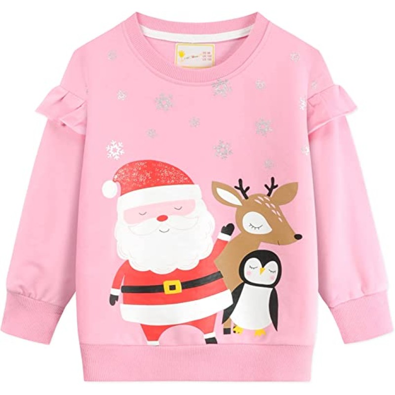 Kids Pullover Supplier - Cute Long Sleeve Christmas Jumper